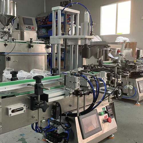定制压盖机卡扣盖撕拉盖奶粉拍盖机油桶盖全自动压盖锁盖封口机