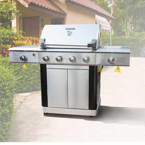 【外销欧美】不锈钢烧烤炉家用燃气别墅庭院烧烤架工厂gas grill