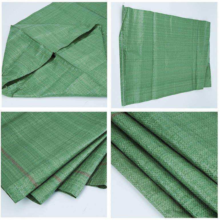 绿色编织袋覆膜防水防潮塑料蛇皮袋快递物流袋厂家现货编织袋