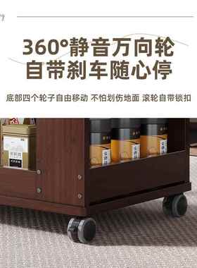 可移动几边折柜叠茶几客40903厅家用推车边桌小茶几小户型小一件