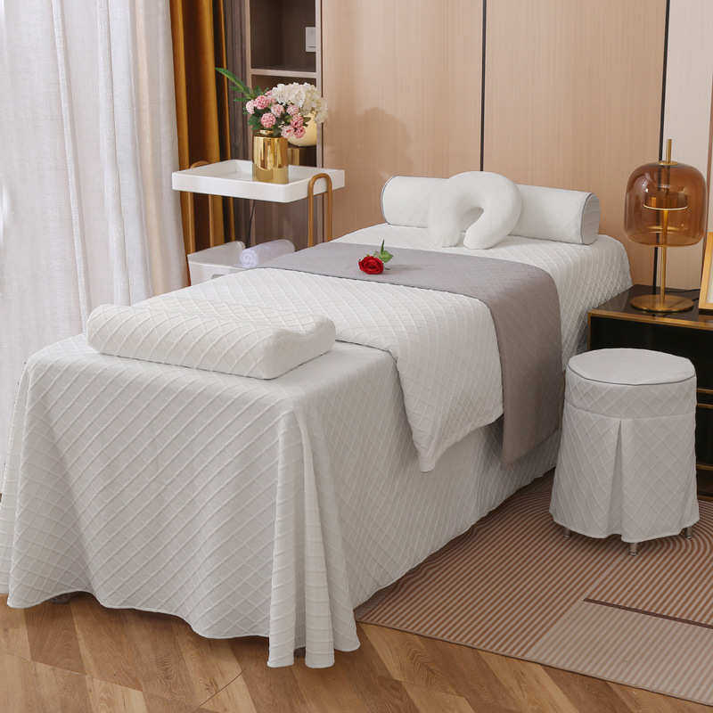 头床耳奢疗按摩棉棉针织套床罩四采轻美容高档批发件套美容院全,床上用品,床裙,淘宝优惠券,粉丝福利购,淘宝优惠卷