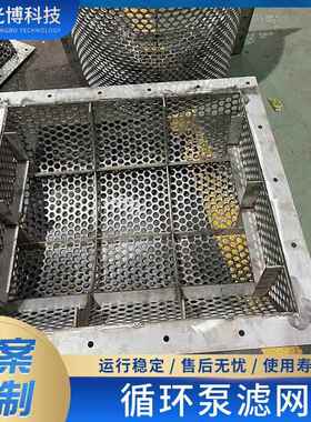 循环泵口滤网1.4529排浆泵口2205过滤网N08926不锈钢筛网光博科技