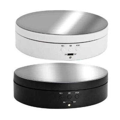 3 Speeds Electric Rotating Display Stand Mirror Turntable