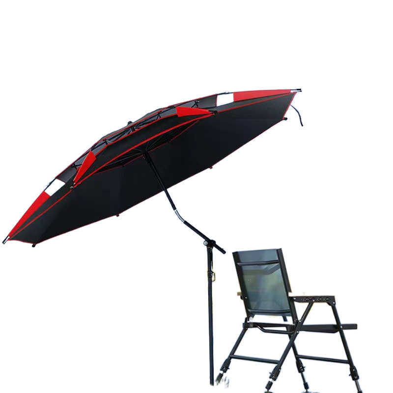 钓鱼伞双层加厚防暴雨大钓伞夏季钓鱼专用伞户外垂钓大伞外贸批发