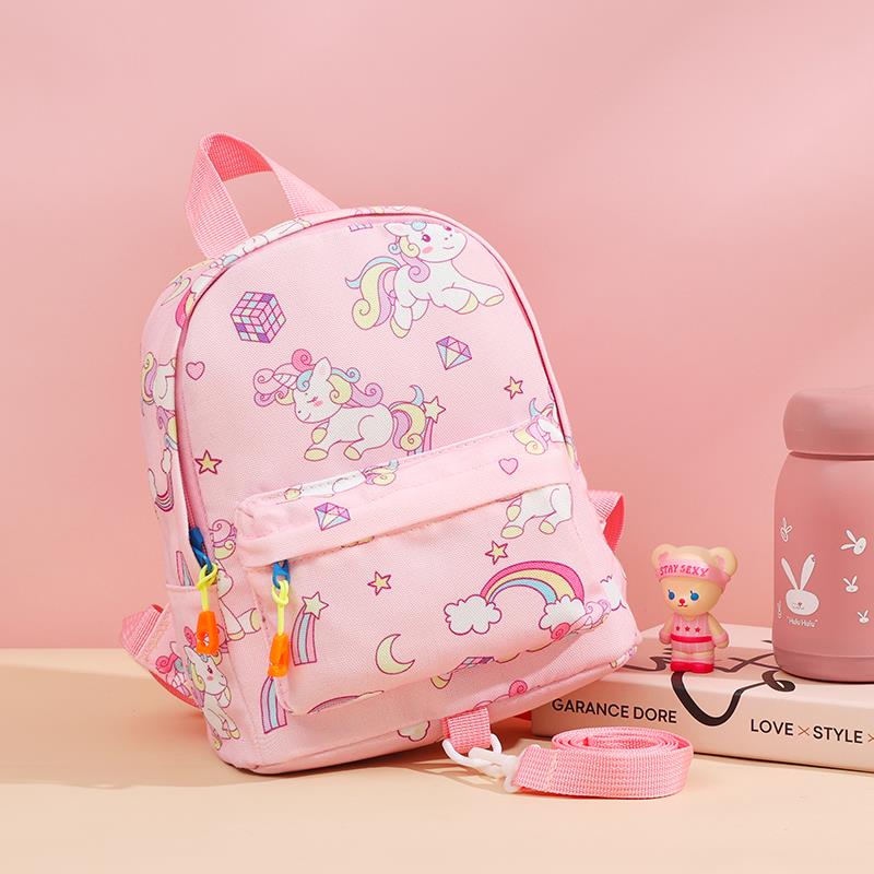 小童书包女幼儿园3到6岁5大班中儿童防走失背包丢失宝宝双肩包萌2