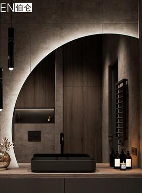 BLEN扇形O半圆梳化妆38668台镜子壁挂卫间智能生浴室镜子创意妆le