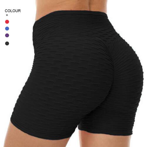 Three point yoga fitness bubble tight bottom shorts for