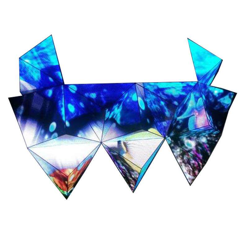 异形创意屏LED显示屏三角屏酒吧dj屏菱形屏猫头鹰屏全彩LED显示屏