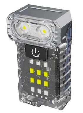 LED Rotatable Mini Keychain Flashlight Power Display