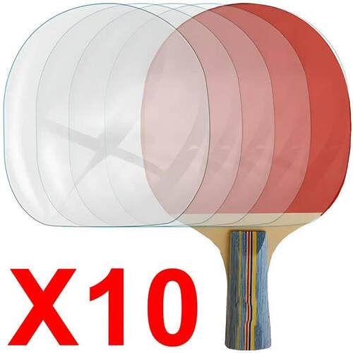 2/10Pcs Ping Pong Racket Protective Film Sticky Transparent