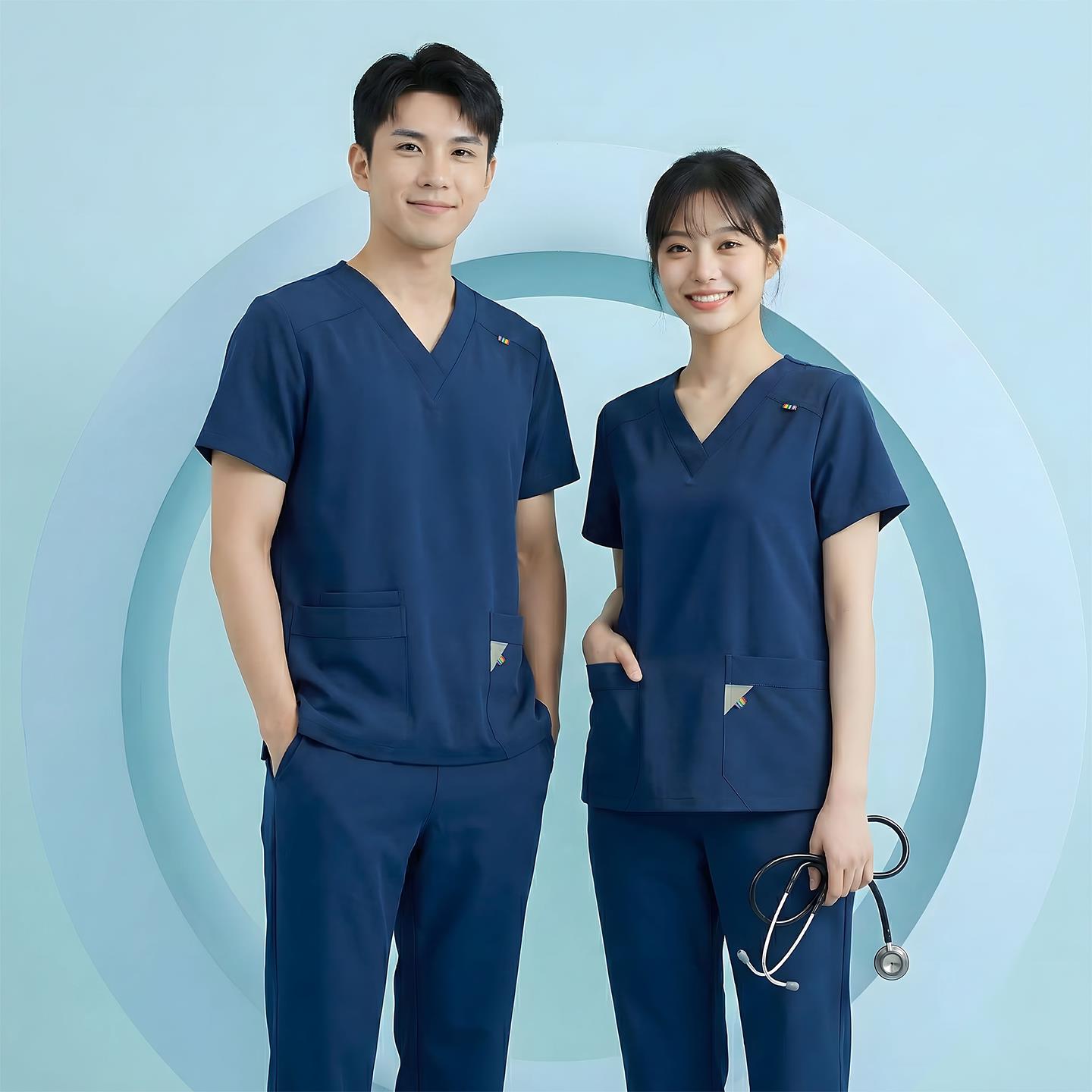 手术室洗手衣女医院刷手服弹力医护手术服刷手服医用外科手术衣男