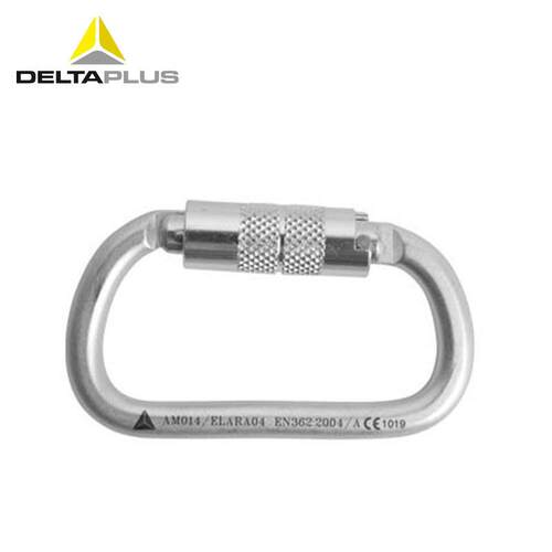 代尔塔508014开口17mm轻合金自锁D型安全钩连接环连接扣30KN