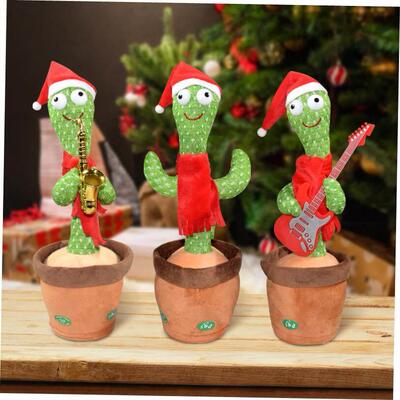 Dancing Cactus Repeat Talking Toy Electronic Plush Toys Can