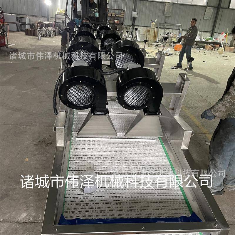 蔬菜水果清洗翻转风干机黄豆清洗风干线火腿肠除水风干设备
