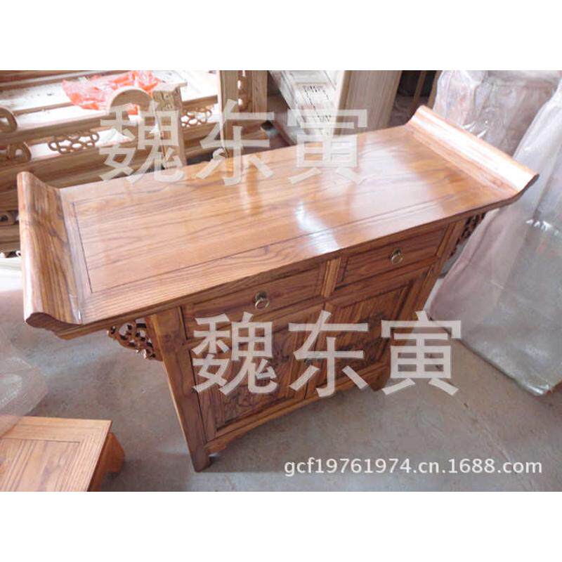 中式实木南榆木酒店客厅餐柜鞋柜仿古木雕家具梅兰竹菊二门二斗柜