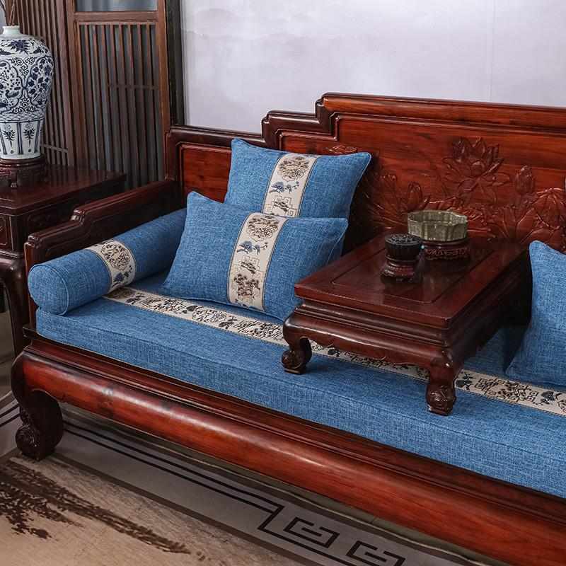 高密度海绵垫加厚加硬沙发坐垫飘窗垫布艺坐垫罗汉床垫实木坐椅垫