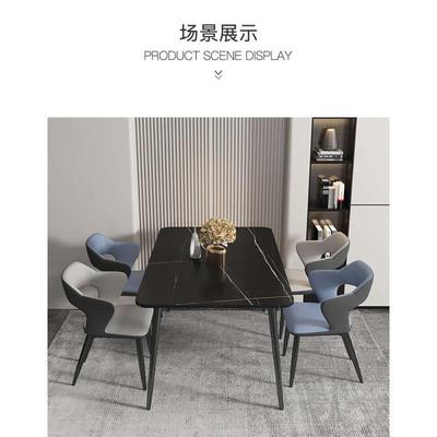 意式轻奢餐椅北欧现代简约家用靠背酒店餐桌椅子洽谈书桌梳妆椅