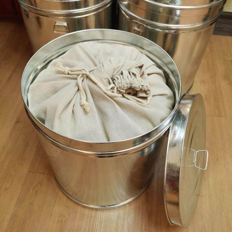 加大铁皮桶特大号内袋陈皮储存罐密封陈皮铁桶防潮防虫大号茶叶桶