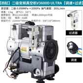 正品 藤原无油空泵工业用抽小型真空泵消泡负压泵大流量可调气真真