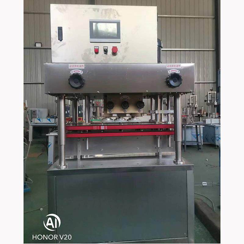 厂家全自动圆瓶方瓶塑料盖六轮搓盖机自动挂盖马口铁搓盖机封口机