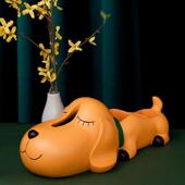 高档创意北欧纸巾盒轻奢摆件狗多功能收纳抽取式 卫生纸遥控器盒家