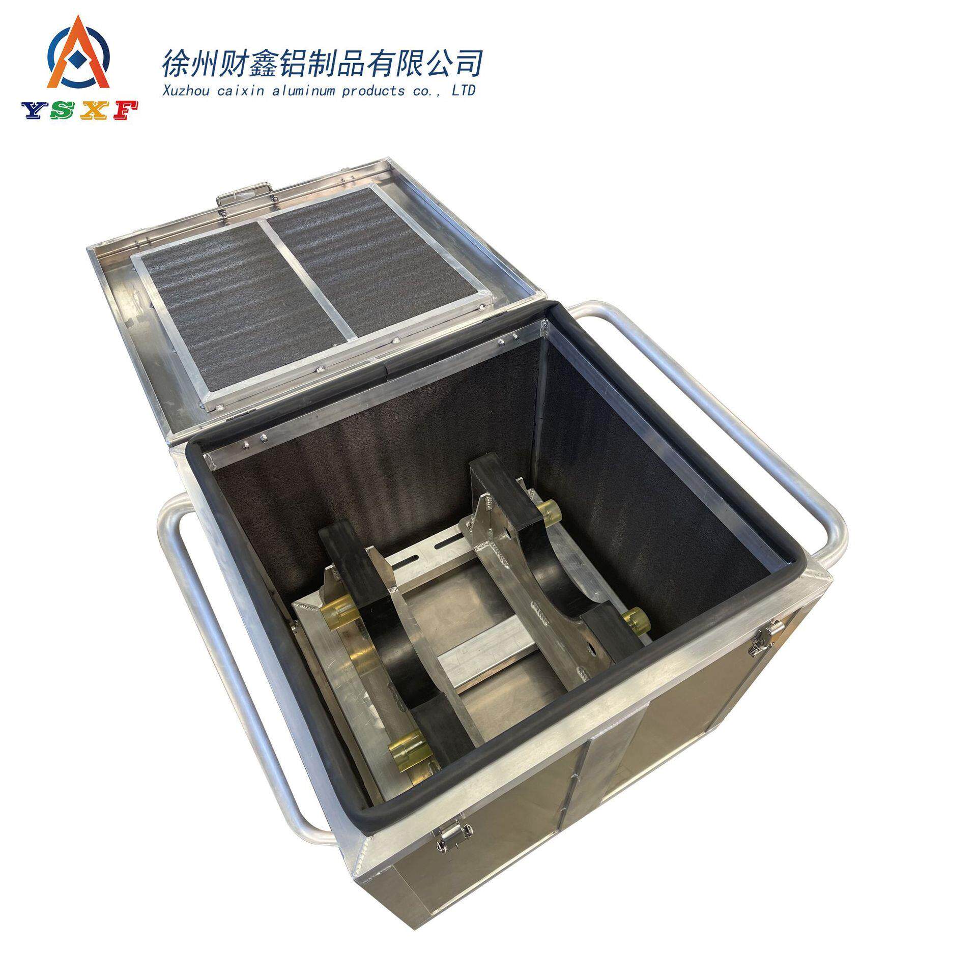 铝合金工具箱仪器设备运输箱 来图设计 拖轮箱出口铝箱道具箱