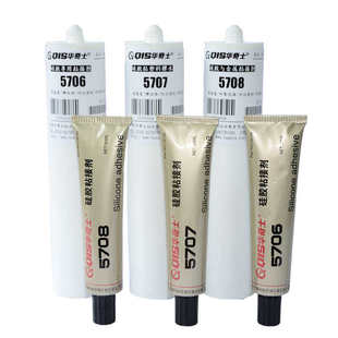 钛合金接着粘硅胶5708胶水粘接胶水硅胶不锈钢强力、与硅胶剂、