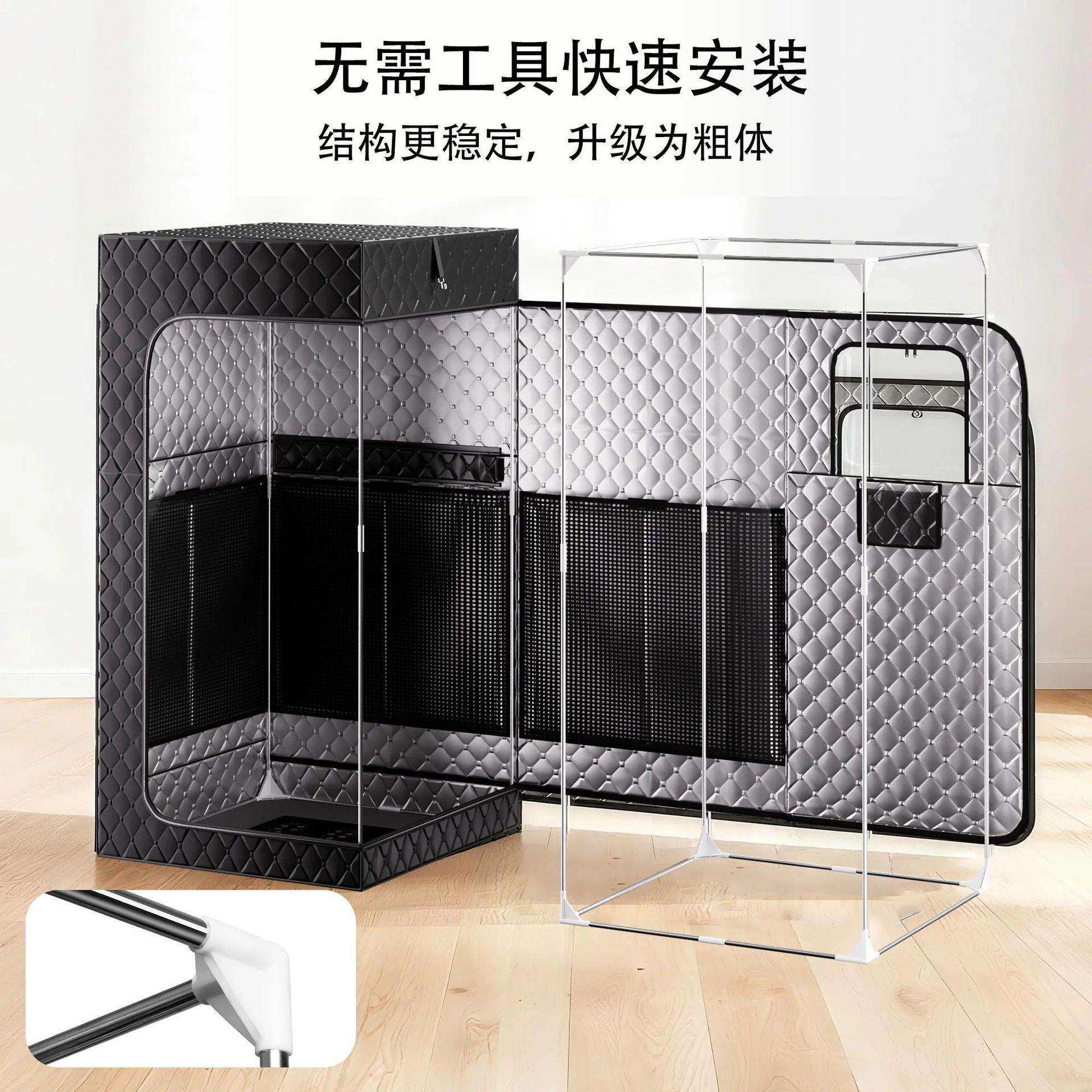跨境亚马逊爆款红外线汗蒸箱家用桑拿浴箱折叠便携式汗蒸房