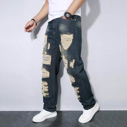 Men's Slim-Fit Stretch Elastic Denim Jeans, Menswear Classic