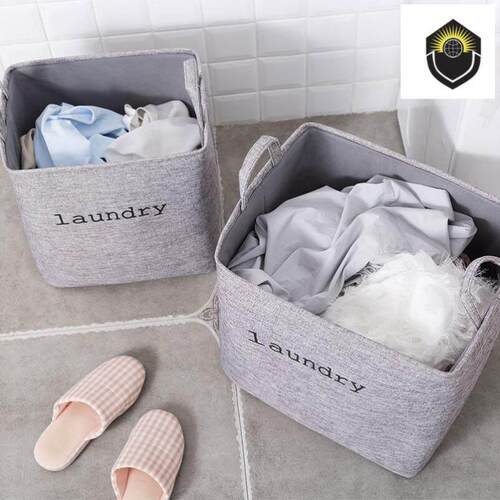 folding large size dirty clothes fabric basket laundry box