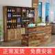 饭店酒柜柜台酒店前台简约美容院小吧台复古收银台定制公司接待台