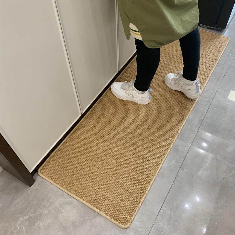 华德纯色彷剑麻拍照背景布猫笼抓垫浴室门口厨房地垫茶几床边毯