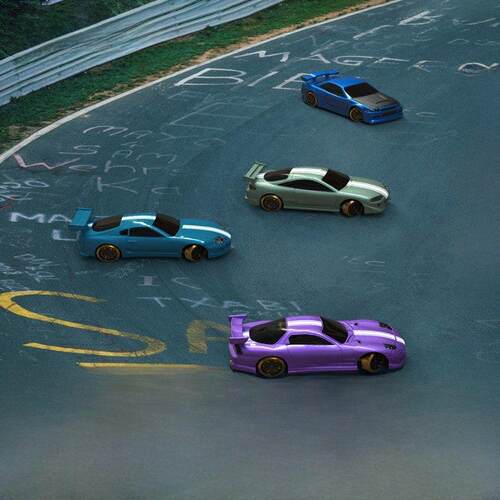 TURBO RACING 升级竞赛漂移车后驱1:76迷你遥控车C61 C65 C63 C64