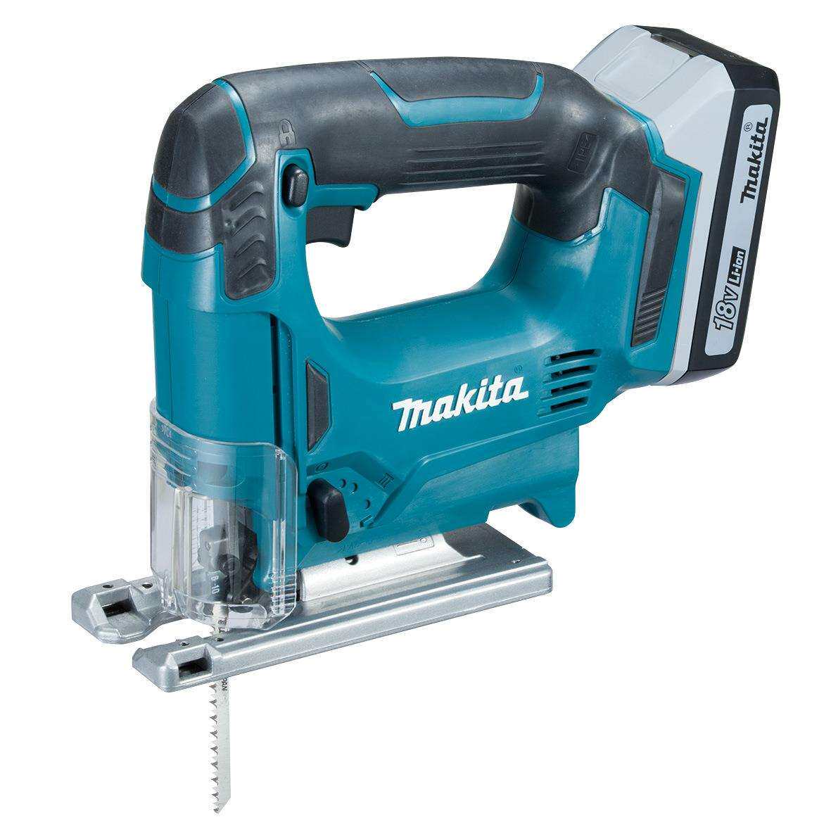 Makita牧田切割锯充电曲线锯JV183D/18V调速往复锯电动木工金属