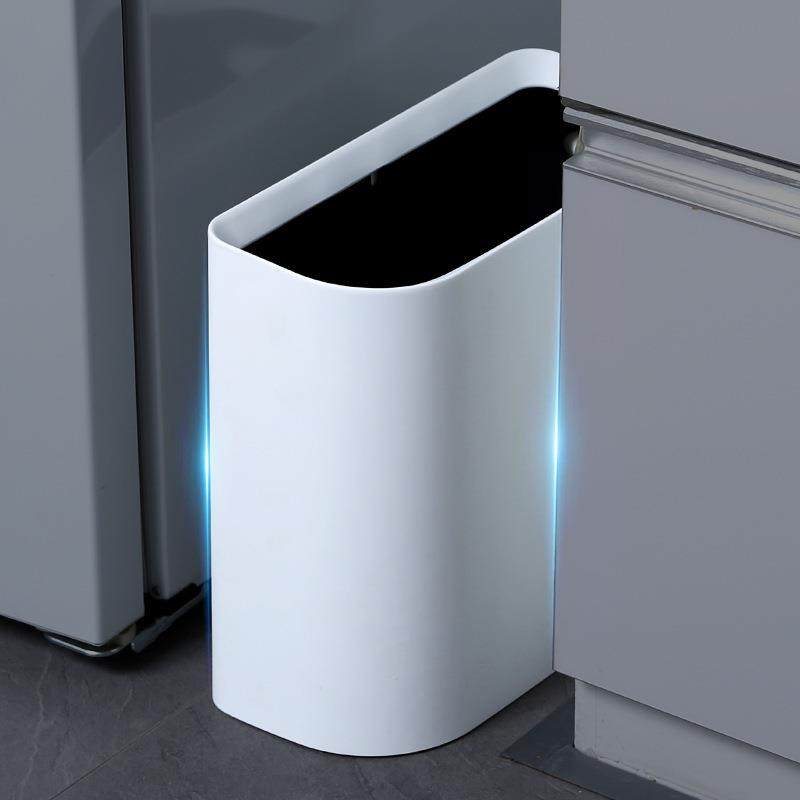 直销新款夹缝垃圾桶分类家用北欧卫生间客厅窄缝厕所创意无盖长方