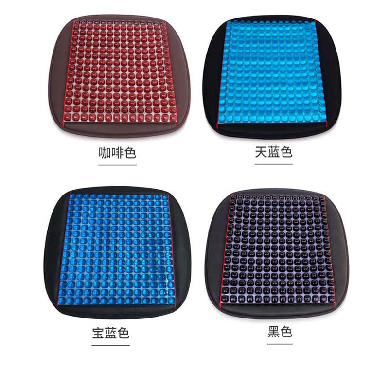 新款热销汽车前排透气降温凝胶坐垫3D立体抗压冰凉坐垫48*46