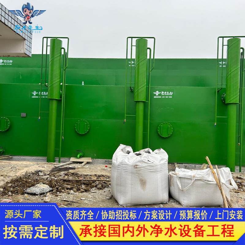 一体化净水设备农村生活饮用水无阀过滤器自来水厂水处理设备