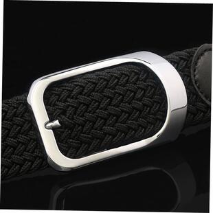 Black Men Man For Leather Belt Belts Male Mens Jeans Waist