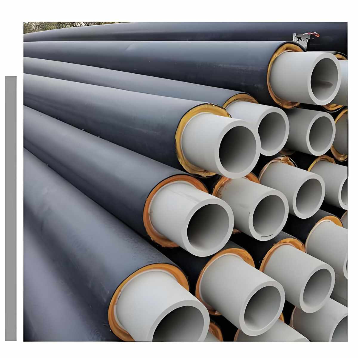 PERT 2型热力保温管 集中供暖聚氨酯PE-RT II型保温管