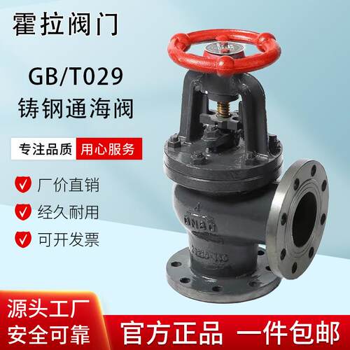 通海阀船用铸钢吸入直角法兰海底阀门GBT2029-80BS型DN8010125150
