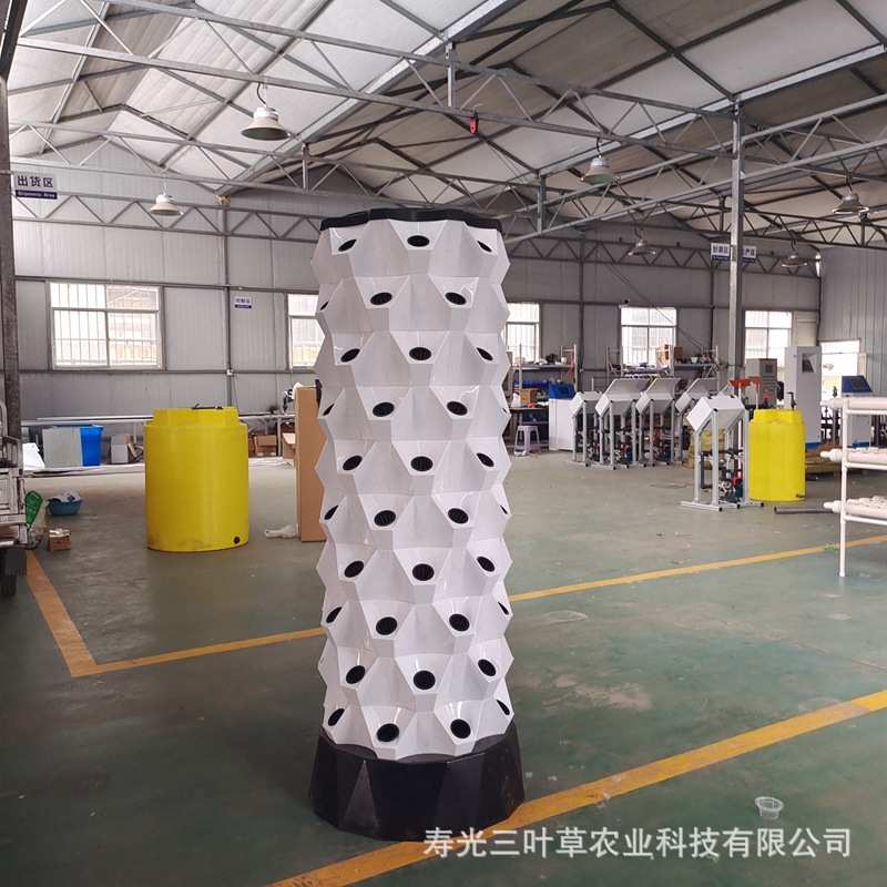 立式智能水培种菜机 大棚无土栽培种植设备 多层菠萝塔立柱种菜机