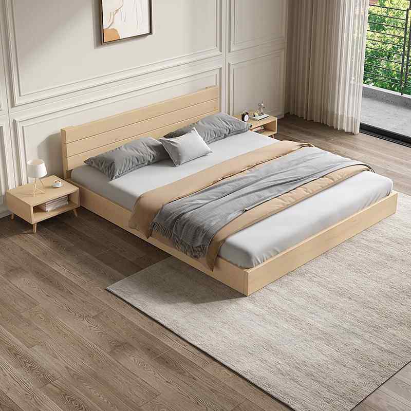 全实简木IFD榻榻床米床架子现代约租房用落地排骨架出经济型地台