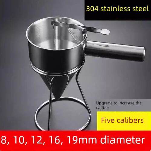 烘焙蛋糕手持式倒料壶模具挤面糊蛋挞分配工具烘培分离器分液漏斗
