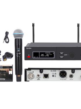 一拖一无线手持话筒家庭K歌户外唱歌KTV舞台演出SLXD4无线麦克风