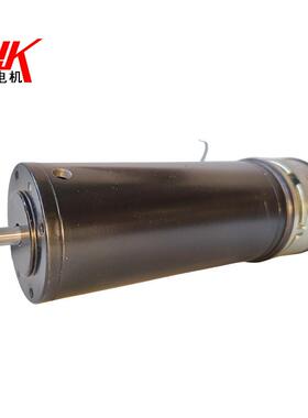 直流电机65ZYT博山微型电机厂24v100w3000带制动编码器立式机械