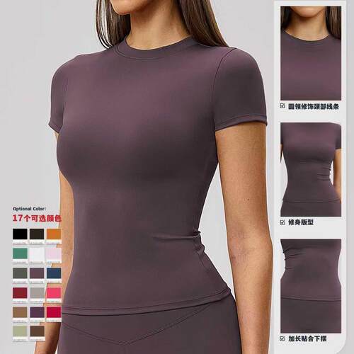 2-Pack Fashionable Crew Neck Women's Short Sleeve Pants Set