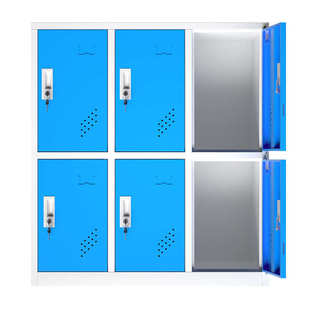 L6Y 柜幼儿园学生 彩色更衣柜铁皮小矮柜员工储物柜瑜伽馆收纳鞋