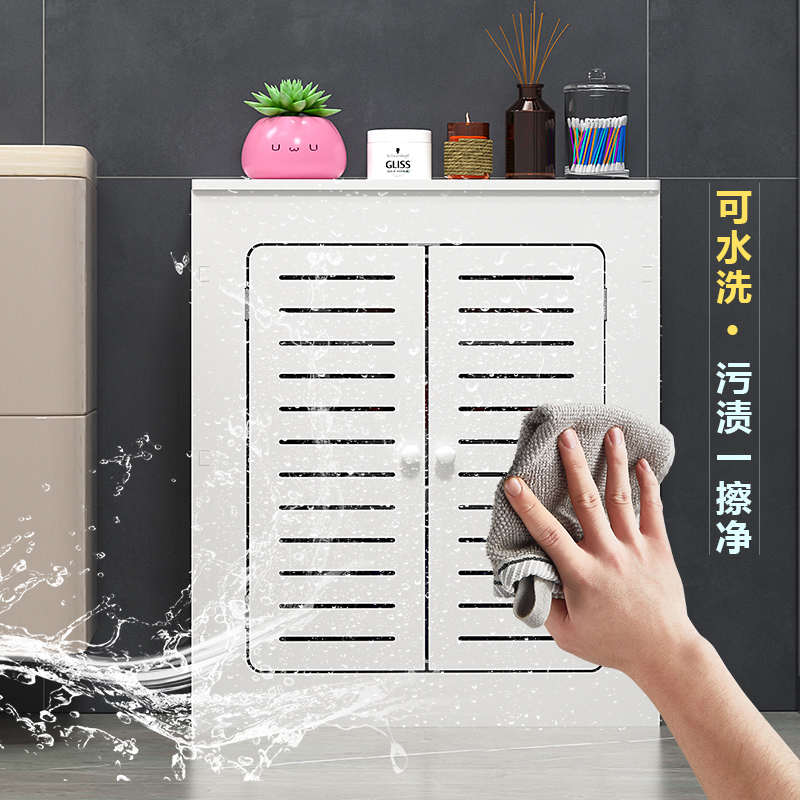 地暖分水器遮挡柜暖气片遮挡罩路由器盒集线箱遮丑装饰箱遮挡罩