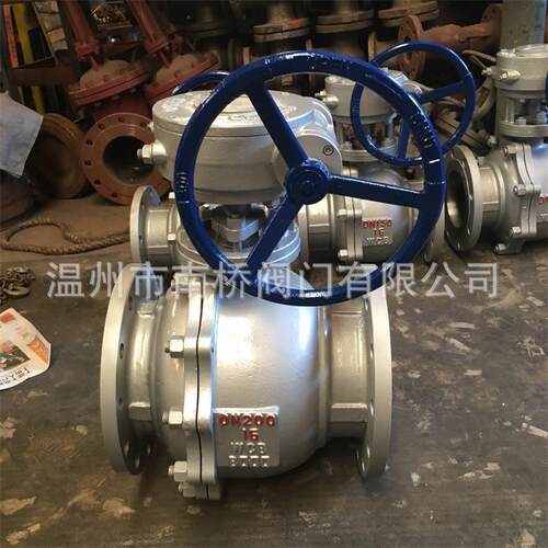 源阀头工C厂直Q41F889-16电动法兰球阀铸钢直通式球铸钢法兰球营