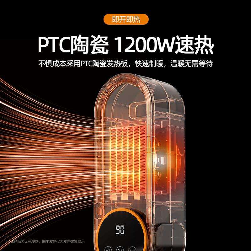 2024新款取暖器桌面暖风机小型静音家用立式发热取暖器节能速热